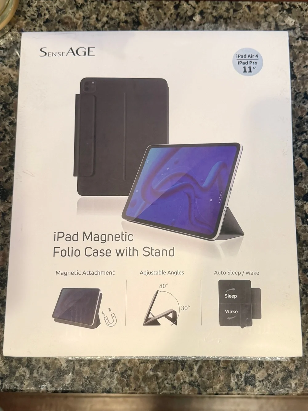 Sea foam green iPad Magnetic Folio Case with Stand